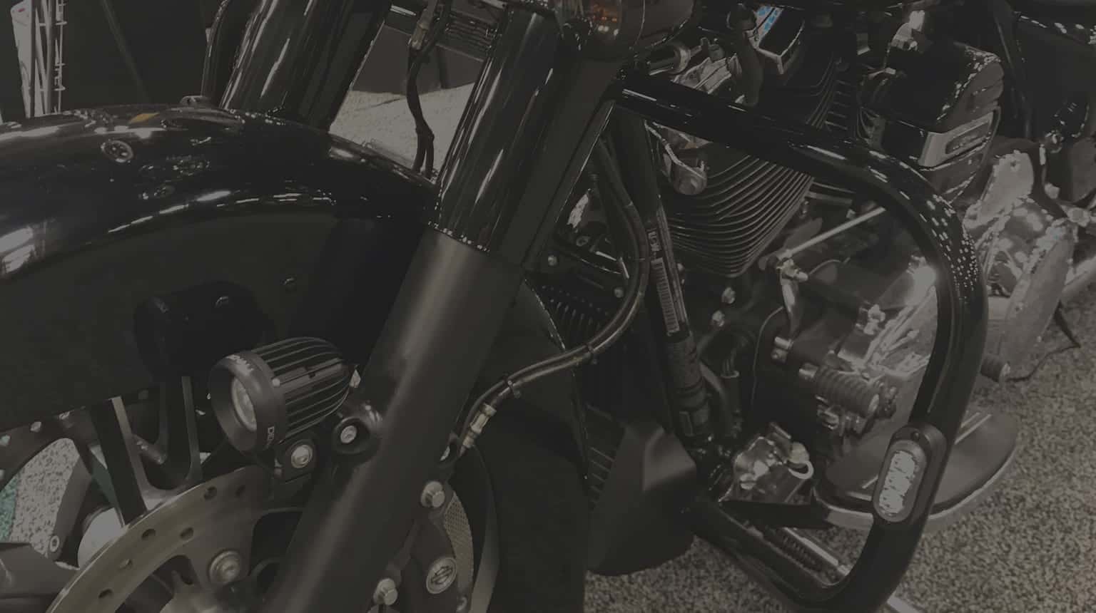Closeup of Motorcycle